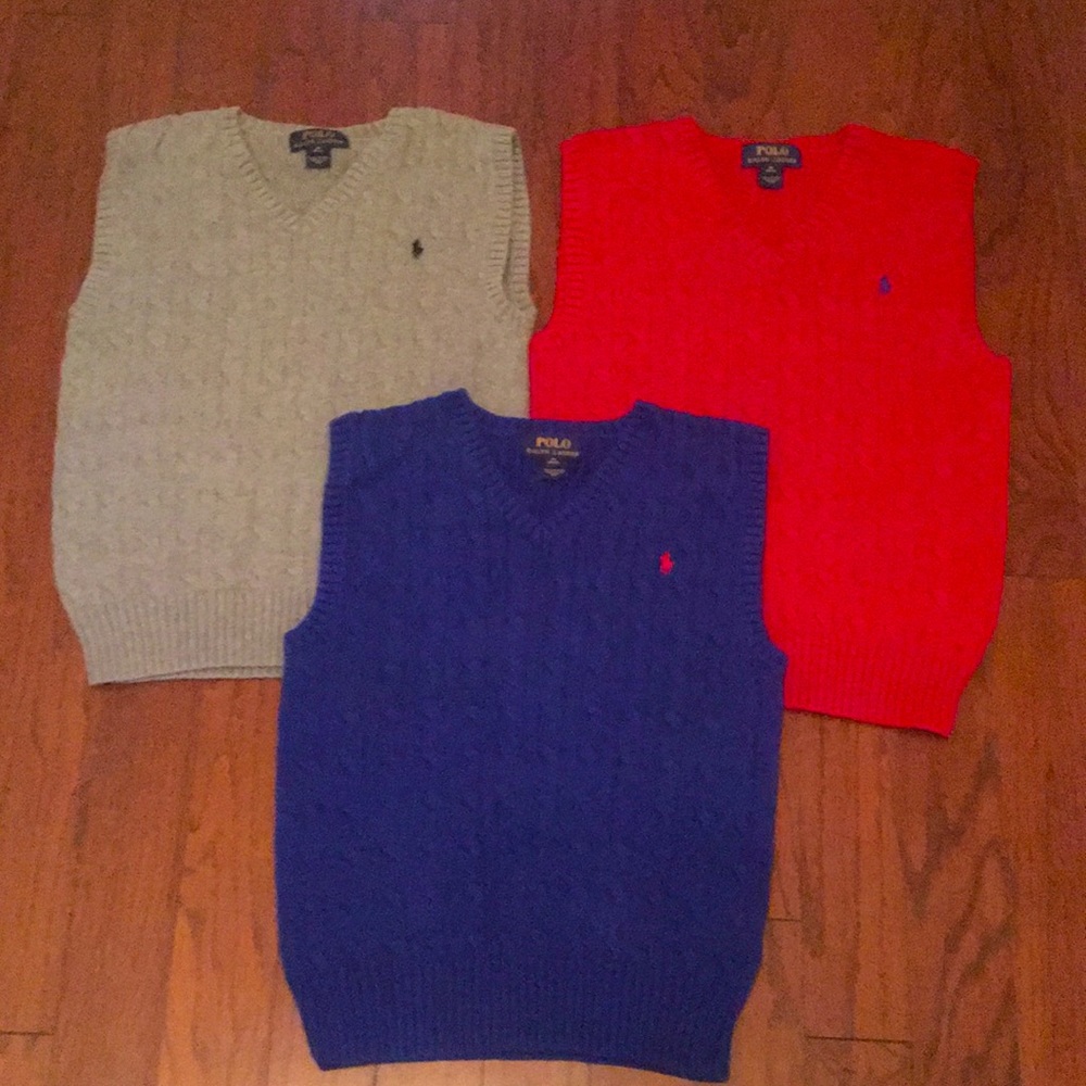 3 Polo Ralph Lauren Boy Sweaters